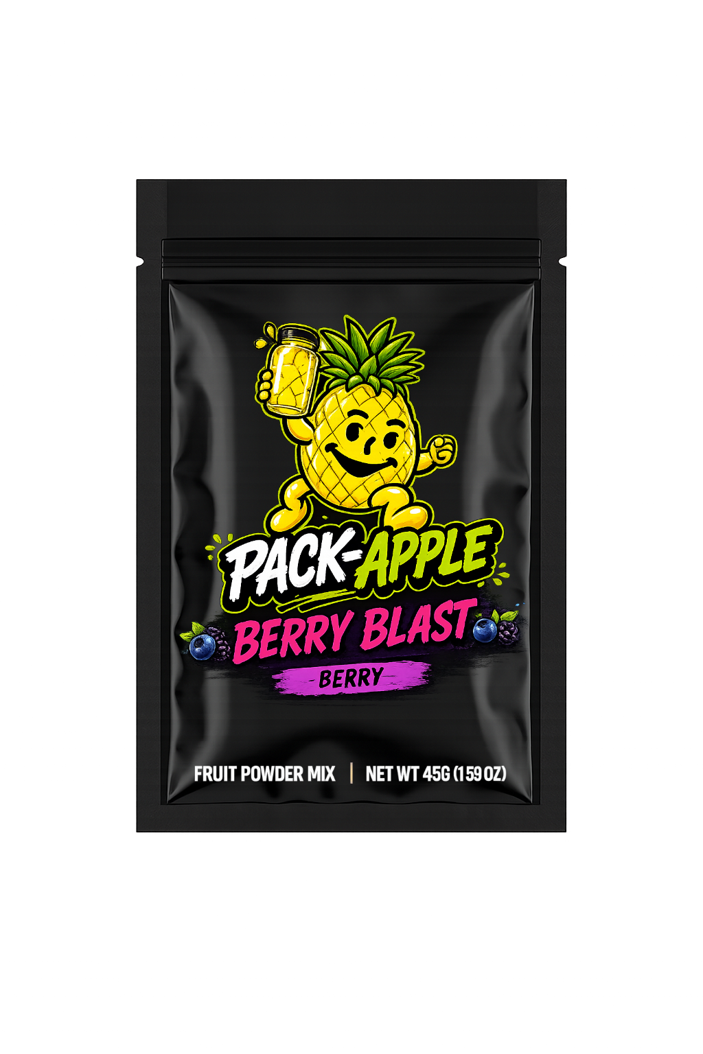 Pack-Apple Berry Blast fruit powder mix pack