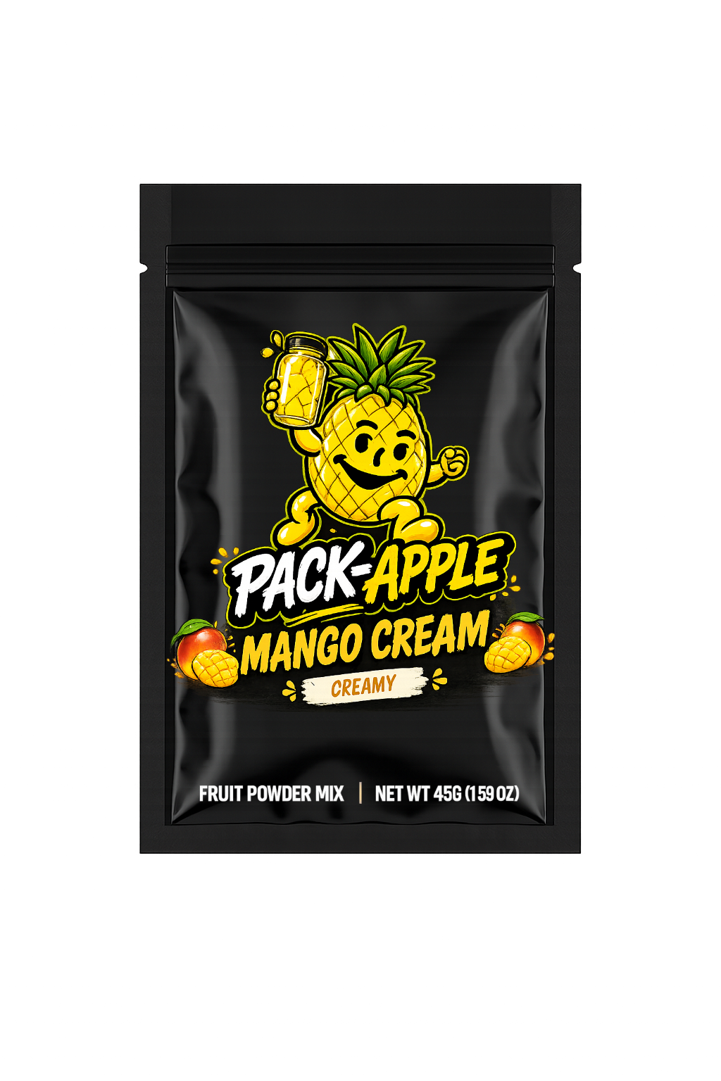 Pack-Apple Mango Cream fruit powder mix pack