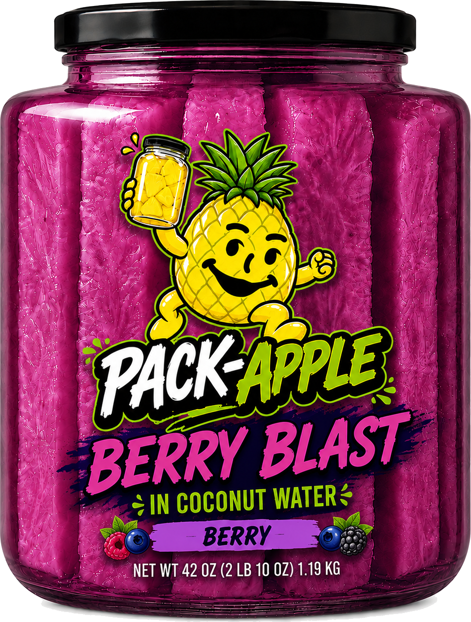 Pack-Apple Berry Blast flavor jar