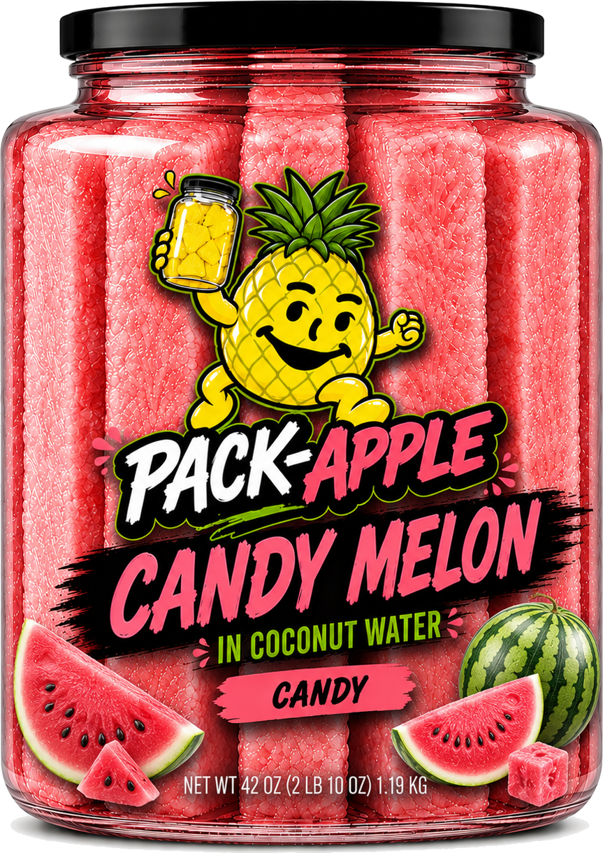 Pack-Apple Candy Melon flavor jar