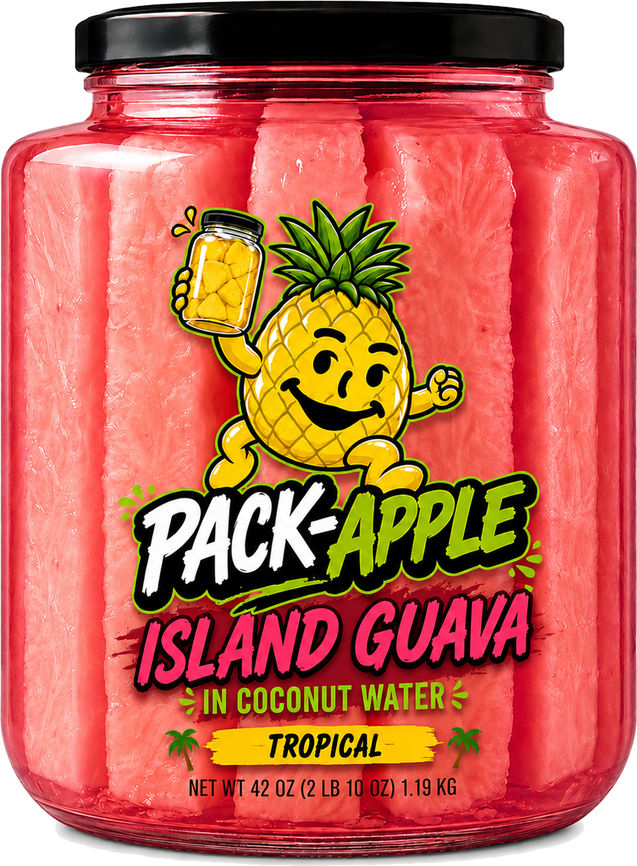 Pack-Apple Island Guava flavor jar