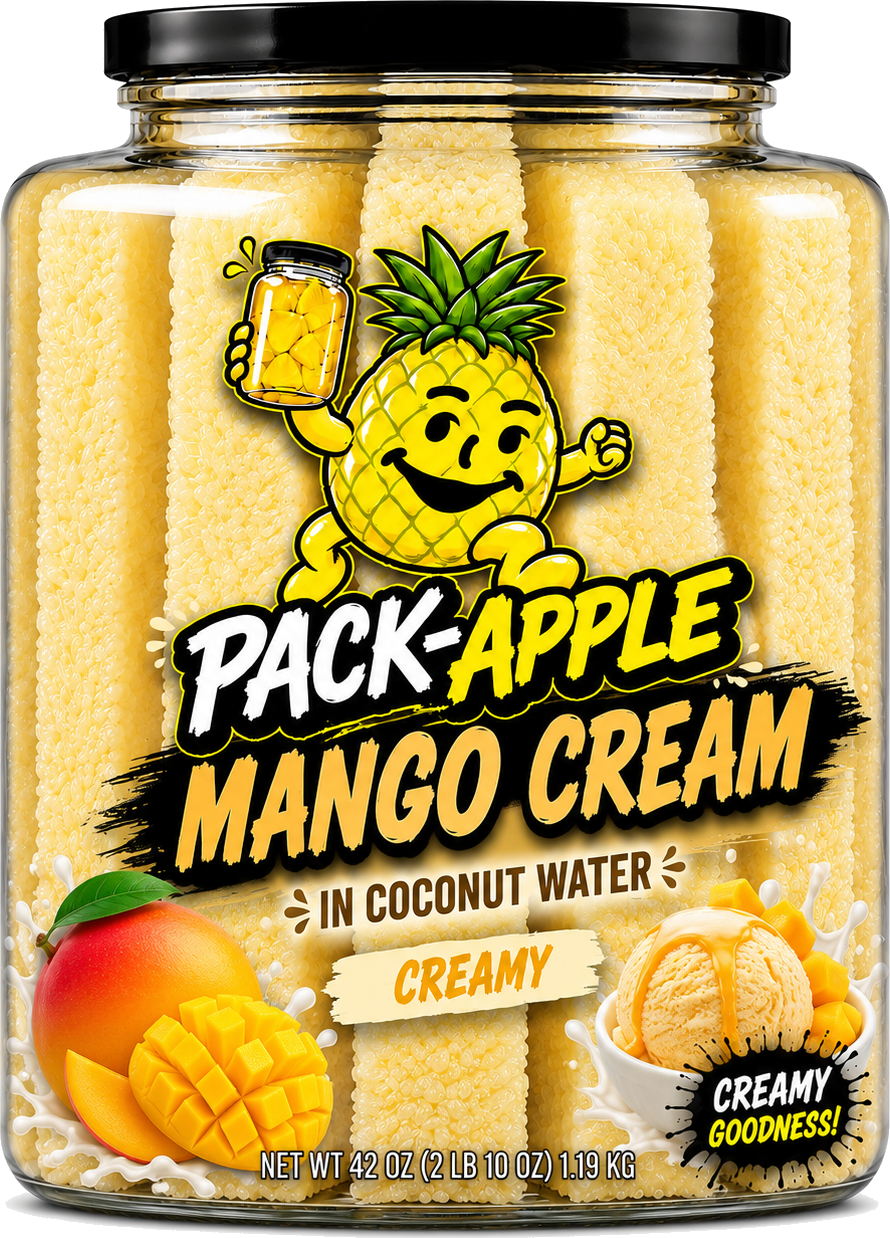 Pack-Apple Mango Cream flavor jar
