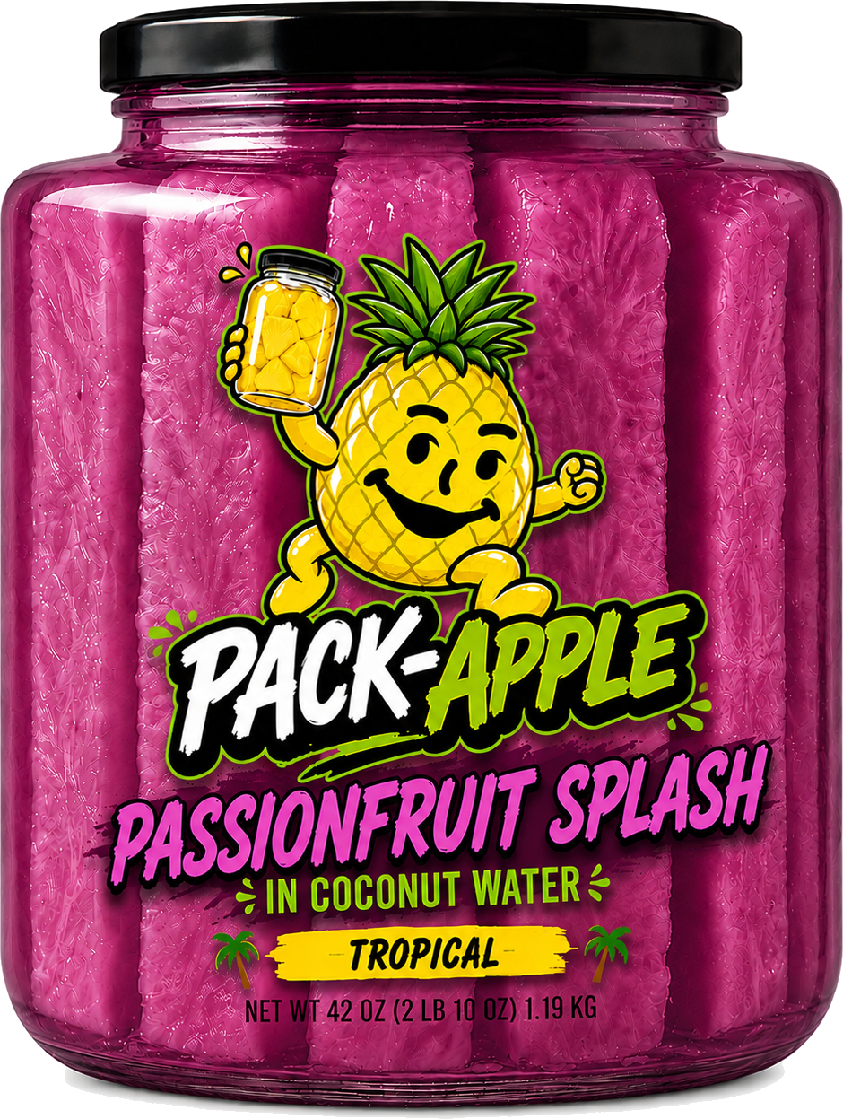 Pack-Apple Passionfruit Splash flavor jar