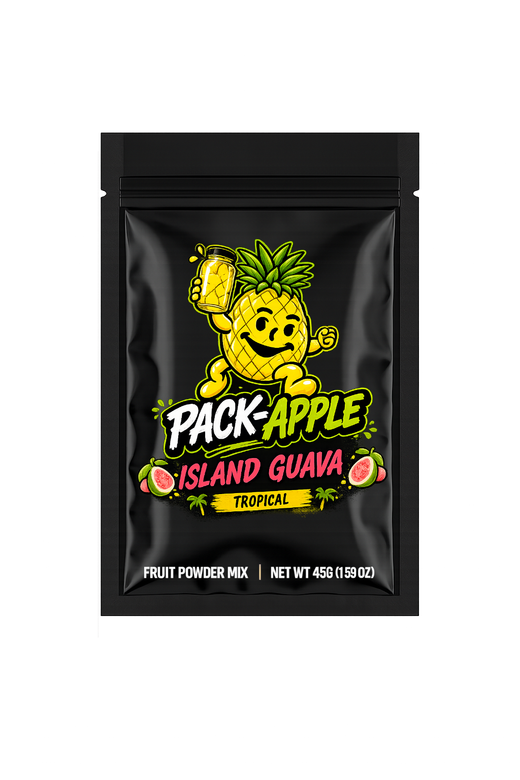 Pack-Apple Island Guava fruit powder mix pack