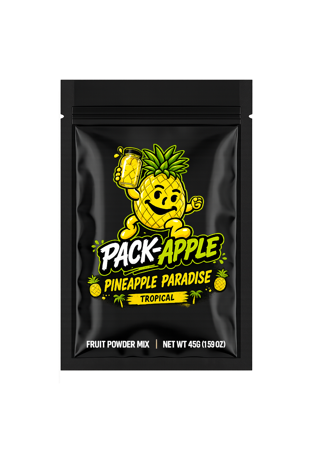 Pack-Apple Pineapple Paradise fruit powder mix pack
